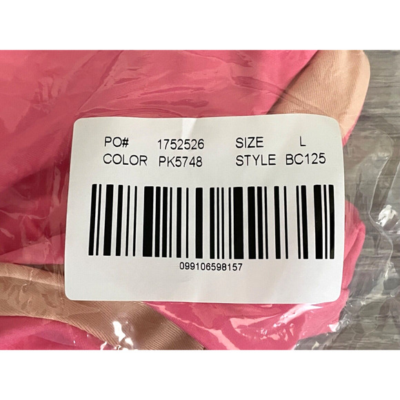 J. Crew NWT Curved-Waist Cheeky Bikini Bottom High Cut Tea Rose Pink Size Large - Picture 4 of 13